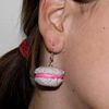 colliers et boucles d'oreilles en pâte fimo suite