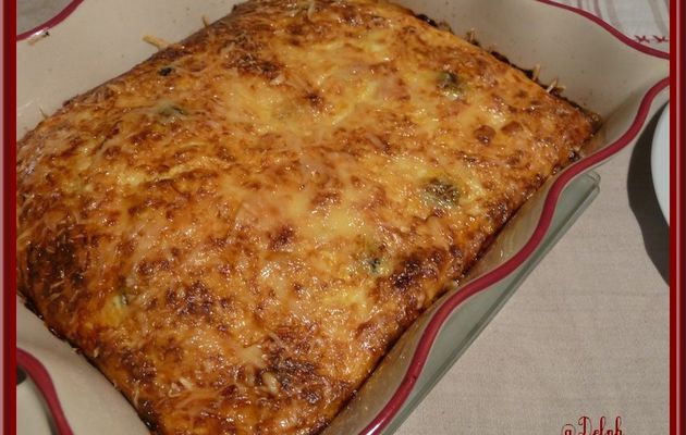 Clafoutis de thon aux poivrons