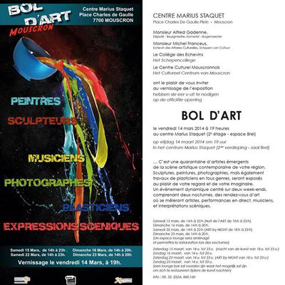 Salon Bol d'Art 2014 à Mouscron...