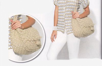 MODÈLE POUR UN SAC FEMME AU CROCHET