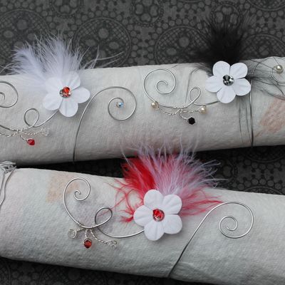 bracelets alu - plume