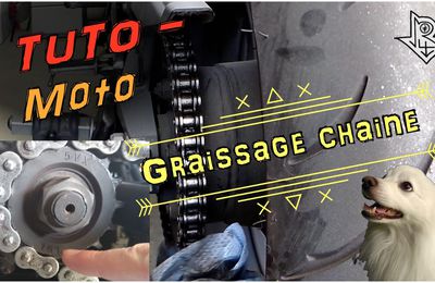 NETTOYAGE & GRAISSAGE - CHAINE de MOTO //TUTO Rapas4U