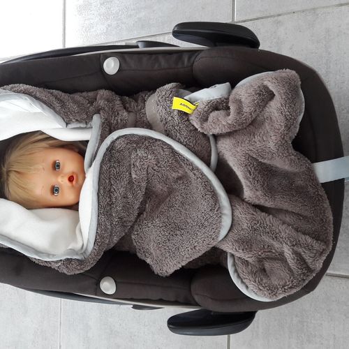 Chanceliere Bebe Universelle Cosy Poussette - Couverture Bébé Siege Auto  Polaire