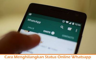 trik menghilangkan status online di whatsapp
