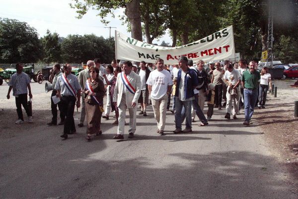 Manifestation à Neufchâteau