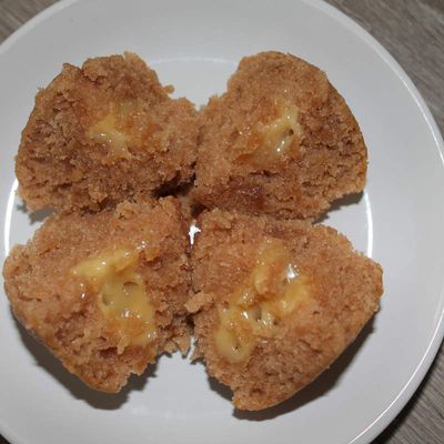 Muffins nutella et vache kiri sans oeufs