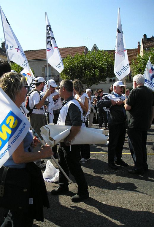 Album - Manifestations à Vesoul contre la réformes des retraites sept 2010