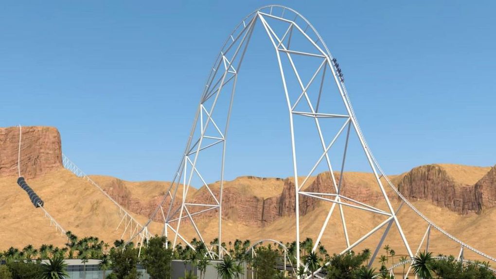 Le nouveau parc Six Flags Qiddiya détiendra le roller coaster le plus grand, le plus long et le plus rapide du monde, avec 250 km/h !