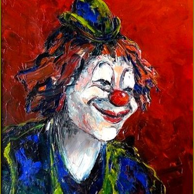 Clowns en peinture -   Olivier Rengot