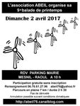 Randonnée du 2 avril 2017 à La Neuville Chant d'Oisel