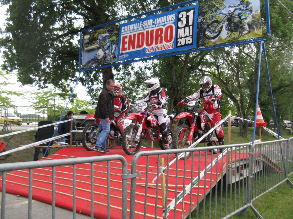 Podium pour Amanda et le Président à Chemillé sur Indrois