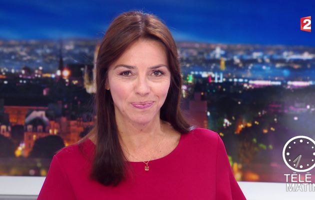 SOPHIE LE SAINT pour LE JT de 7H30 ce matin @France2tv @telematin #vuesalatele