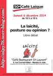 Café laïque : 6 décembre 2014
