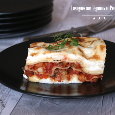 Lasagnes aux légumes et Pecorino