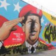  fresque dédiée à Hugo Chavez (président de la République du Venézuela décédé le 5 mars 2013), qui fût toyée à plusieurs reprises par des antifas.  Le mur en hommage à Chavez :