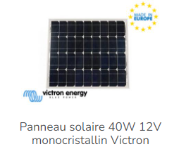 Un panneau solaire monocristallin