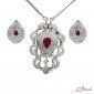 Diamond Pendant Set Dominula