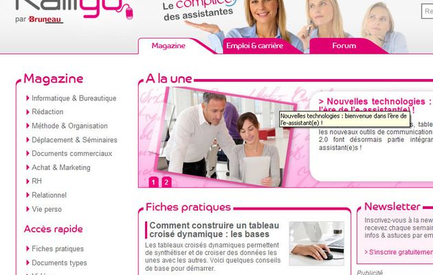 Kalligo site dédié aux assistantes services complets et gratuits