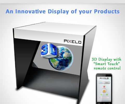 3D Holographic Display (Pixelo – Smart Desk)