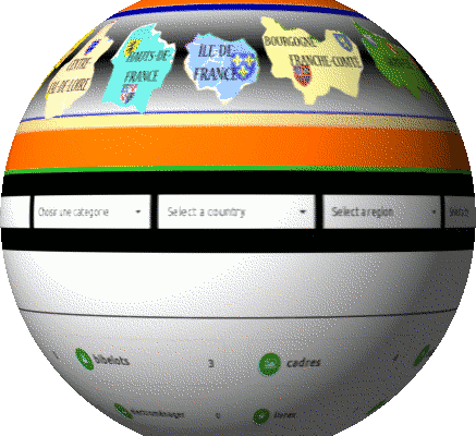 Diaporama logos globes