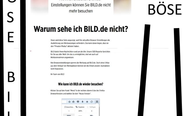 klau|s|ens bemerkt: die BILD-zeitung zwingt und presst uns trickreich-gemein in ihre erschreckende cookie-verfolgung und generalüberwachung – www.klausens.com