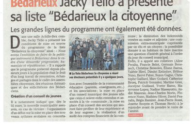 Revue de presse - 14 mars 2014