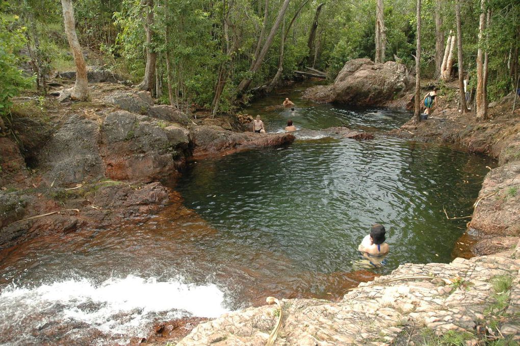 Buley Rockhole (on remarque la passion de Nico pour les sauts dans l'eau ;) ) / we can see Nico's hobby for water jumping ;)