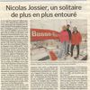 Nicolas Jossier : « Je ne peux pas rêver mieux ! » (médias)