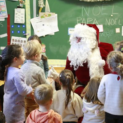 Le Père Noël est passé à l'école