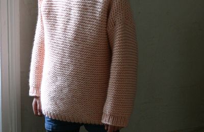 Le gros pull au point mousse