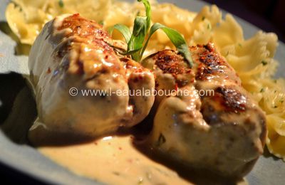 Paupiettes De Veau Sauce À La Moutarde Et À L'Estragon