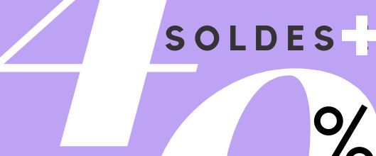 Soldes avec 40% de réduction 