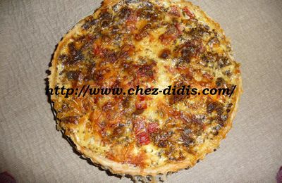 Quiche poireau et foie
