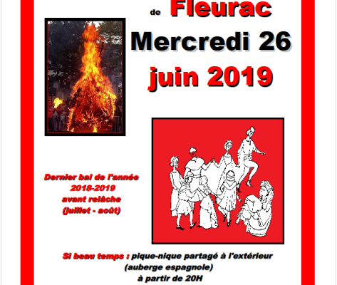 26 juin, bal folk à Fleurac