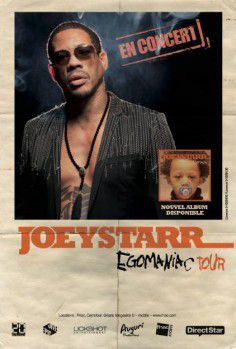 Le concert de Joey Starr à l'Olympia en direct ce soir sur le net.