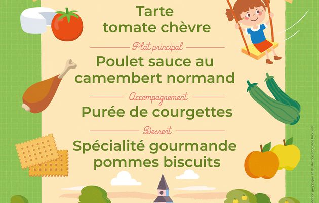 Menu à thème n°1 : Saveurs de rentrée inspirées de nos bocages