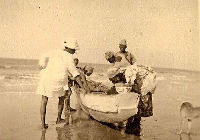 Les pêcheurs (fevrier 1952 Gambie)