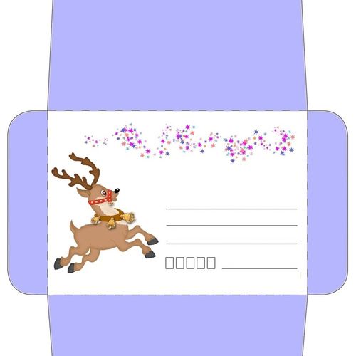 Decoration Enveloppe De Noel Enveloppes De Noel A Imprimer 1000 Idees A Faire Chez Soi