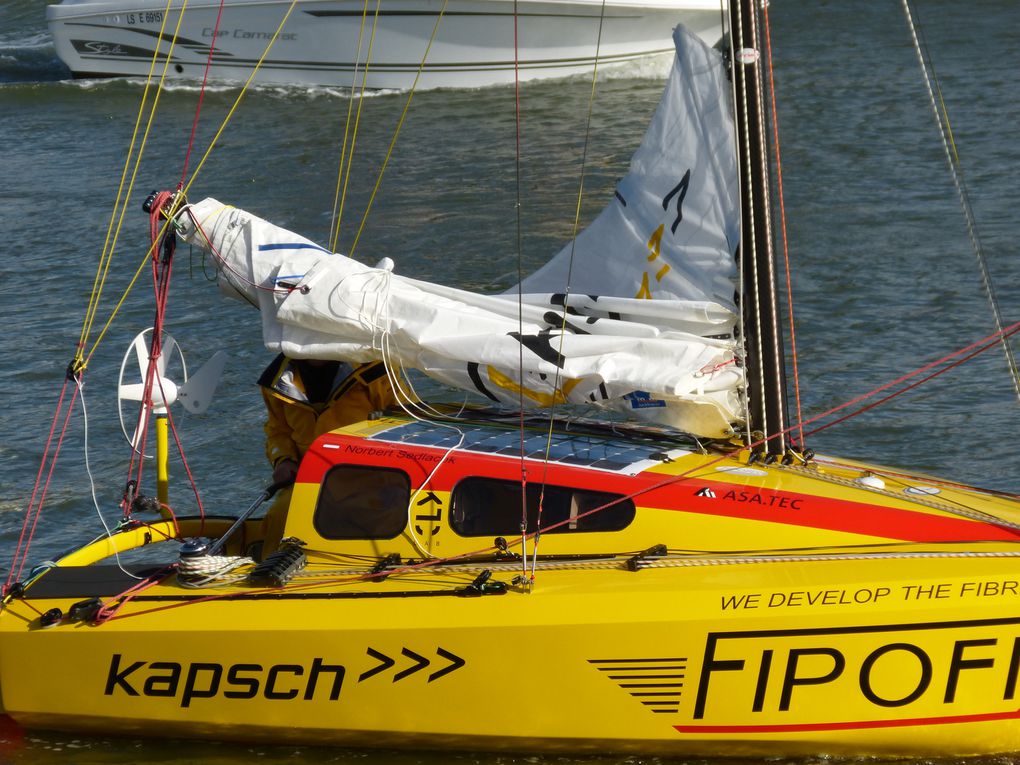 Norbert Sedlacek met les voiles pour la Traversée de l'Atlantique