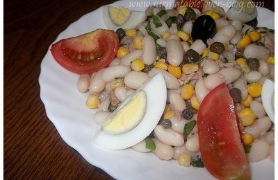 Salade aux Haricots Blancs pour la table du Ramadan