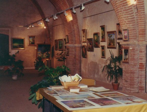 Exposition de Dalma Bruno Grdovic à Albi au Musée Toulouse Lautrec salle basse en mai 1992