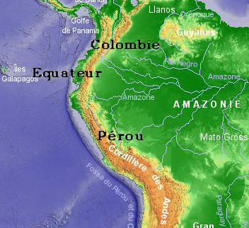 équateur colombie pérou  aout 1976
