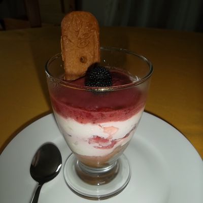 Verrine de fraises