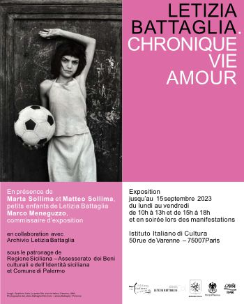 exposition Letizia Battaglia Chronique, vie, amour Institut culturel italien de Paris bernieshoot