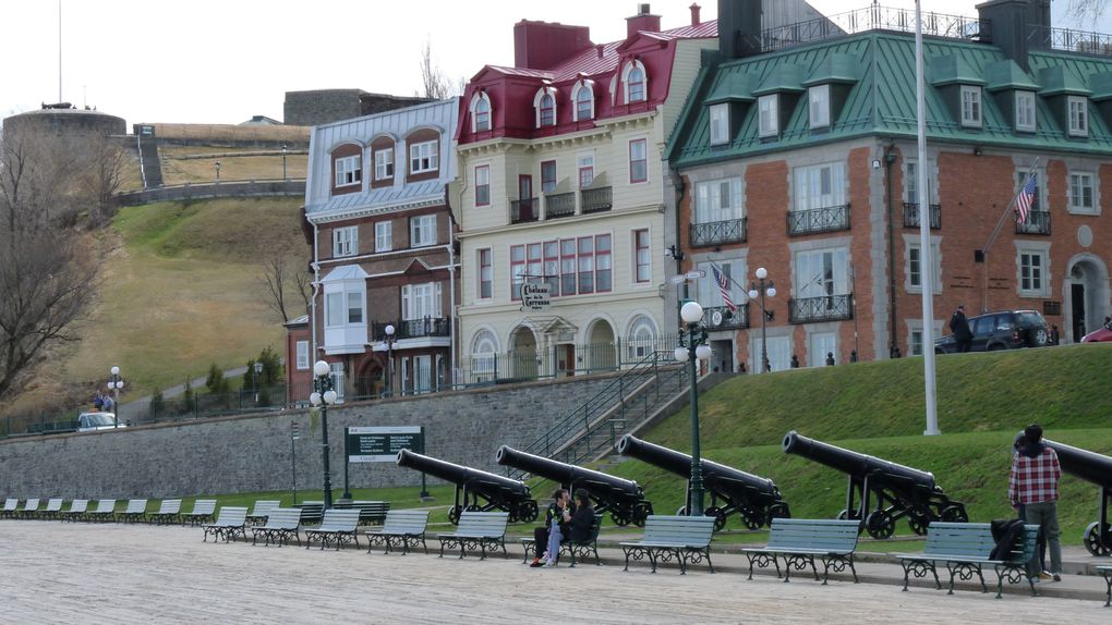 petite visite dans une cabane à sucre près de Québec puis promenade pour la digestion à Québec