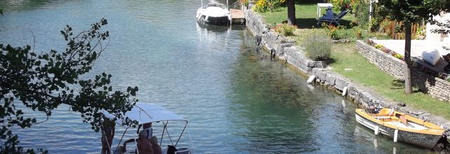 Chanaz et le canal de Savières en Chautagne (73)