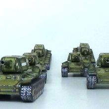 Scratch d'un groupe de KV1 pour FOW et Bolt Action