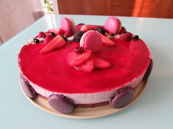 Entremet Fraise/ speculoos