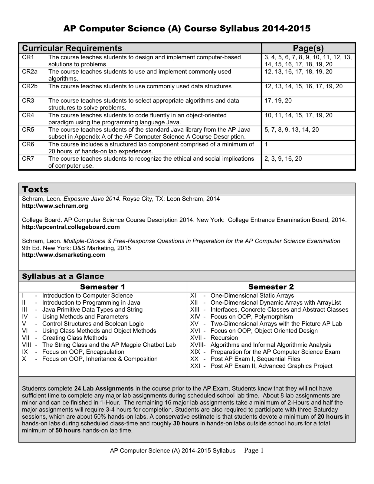 Leon Schram Ap Computer Science Answer Key