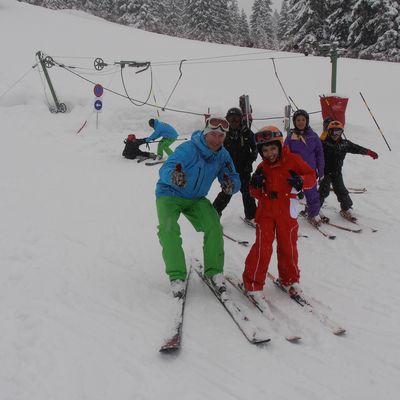 Troisième séance de ski